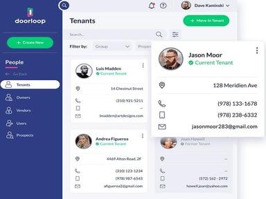 DoorLoop built-in CRM a nd tenant portal
