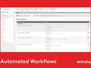 Entrata Automated Workflows
