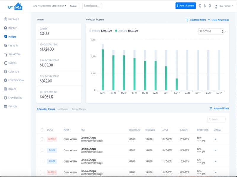 Pay HOA invoicing
