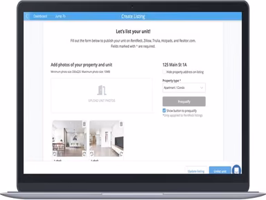 RentRedi Create Listing