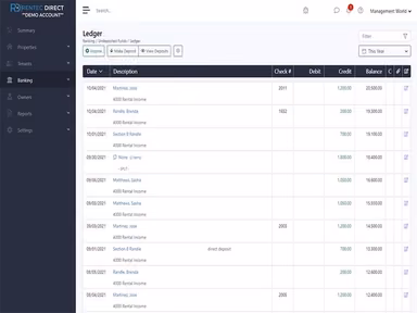 Rentec Direct Ledger