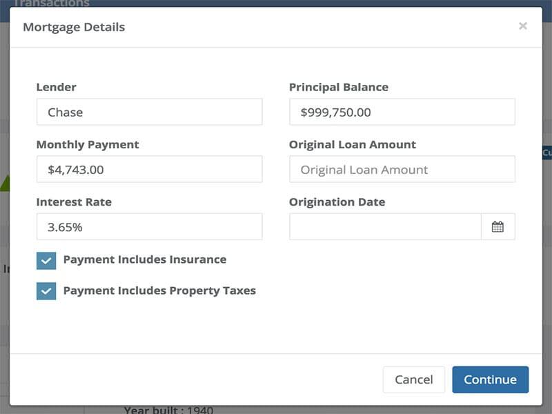 Stessa Mortgage Details
