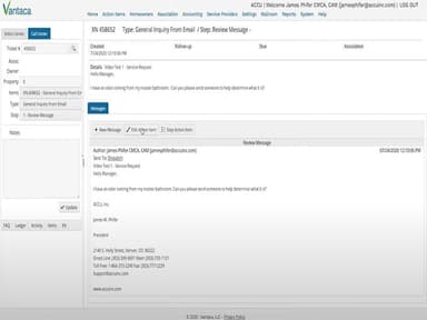 Vantaca Call Center Dashboard