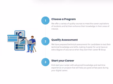 Choose program and start your career