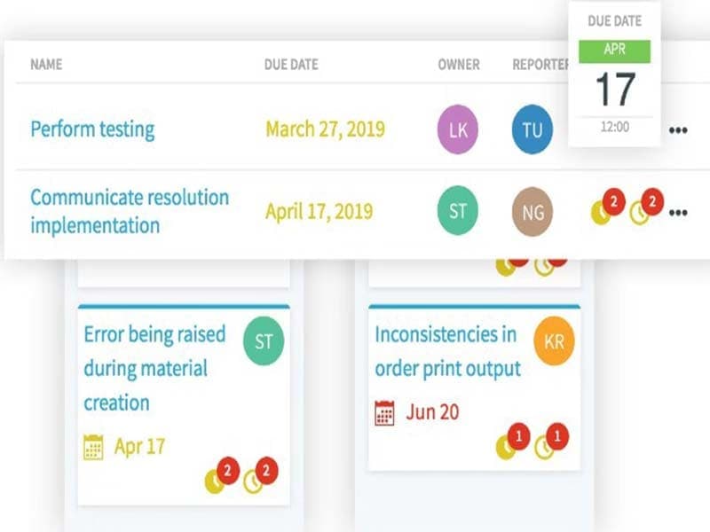 9teams Project status tracking