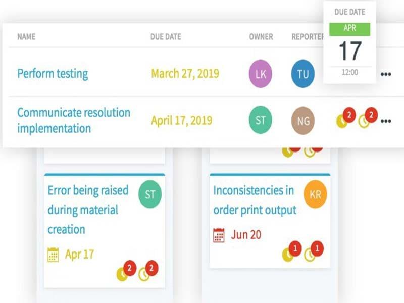9teams Project status tracking