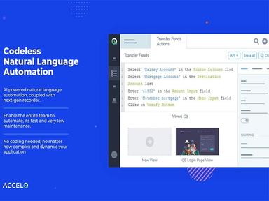 ACCELQ Codeless Natural Language Automation