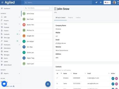 Agiled Software client details