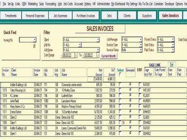 Sales Invoice List