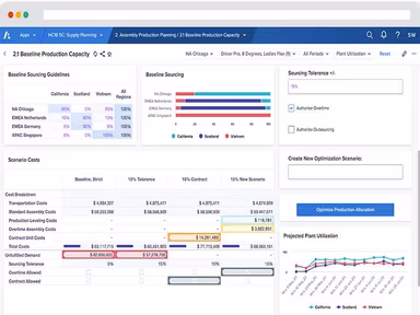 Anaplan Software Supply Planning