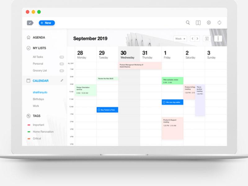 Any.do Calendar sync