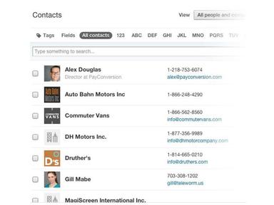 Apollo Manage contacts