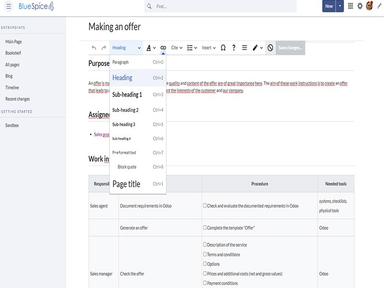 BlueSpice Visual Editor