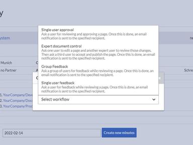 BlueSpice Workflow Manager