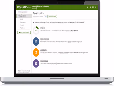 CampDoc Patients Profile