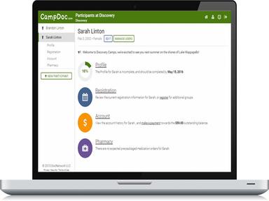 CampDoc Patients Profile