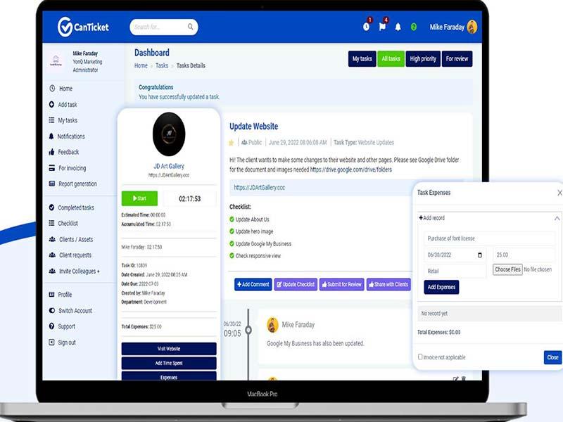 CanTicket Expenses Management