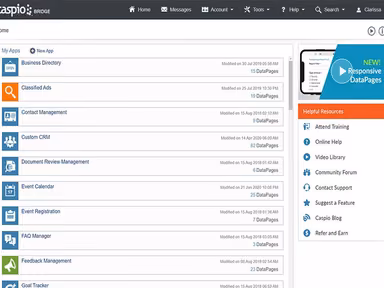 Caspio Dashboard