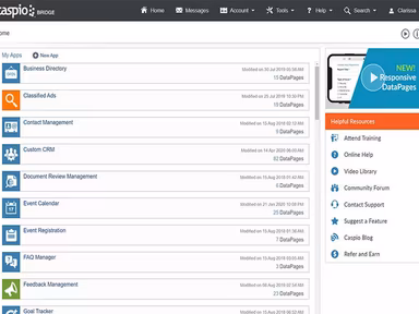 Caspio Dashboard