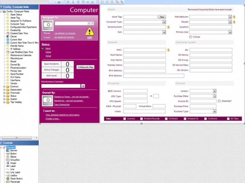 Cherwell Service Management Computer Details