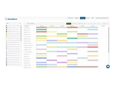 ClockShark Drag And Drop Scheduler