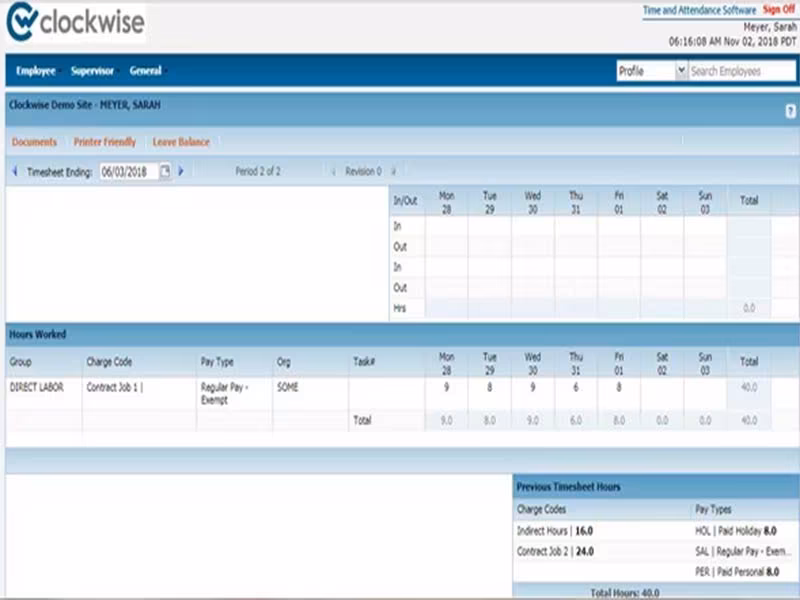 Clockwise Software Dashboard
