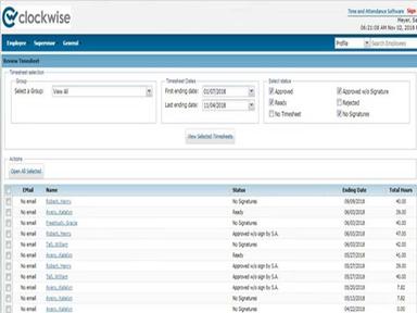 Clockwise Software Review Timesheet