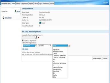 ComplianceWire User Criteria