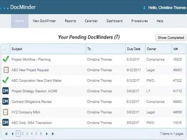 DocMinder Home Page