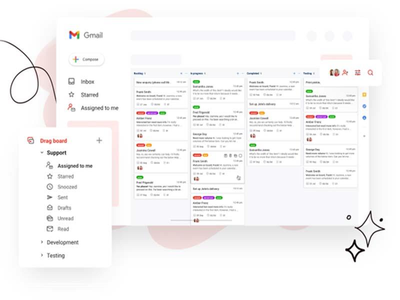 Drag Software Use Boards To Create All Types Of Workflows Inside Gmail