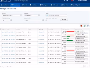 EPAY Systems Timesheet