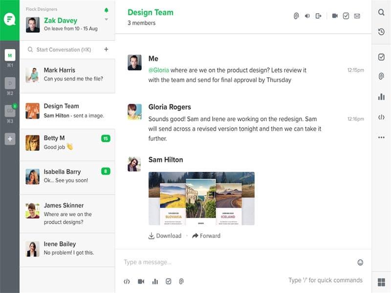 Flock Software Chat