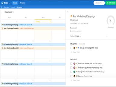 Flow Software Calendar