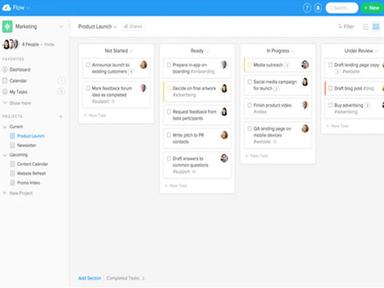 Flow Software Kanban overview