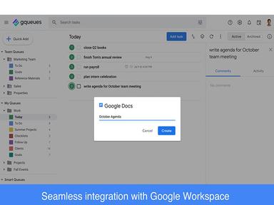 GQueues Google Integrations
