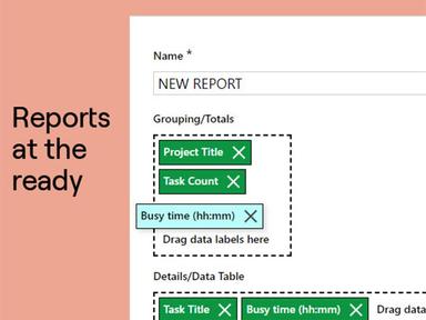 Ganttic Build report template to create automatic reports. Reports will be delivered to your inbox at the desired-interval Compare plans to reality.