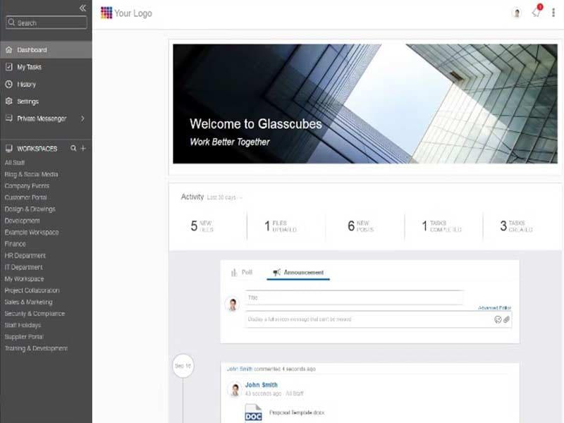 Glasscubes Home page