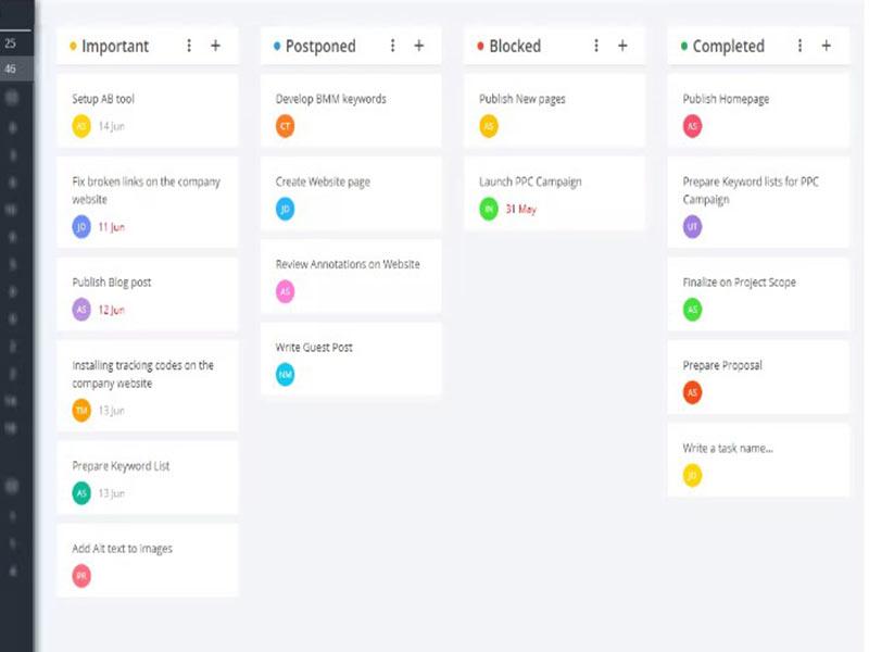 GoodDay Kanban Board View