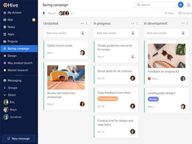 Manage Projects in Kanban View