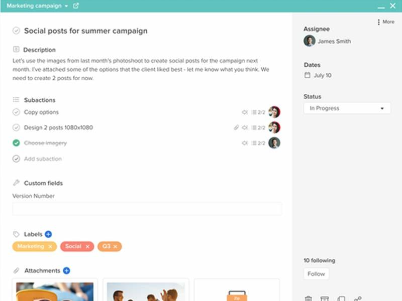 Track Actions and Tasks With Action Cards in Hive