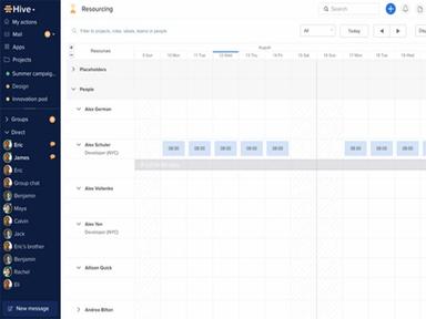 Manage Your Team With Resourcing in Hive