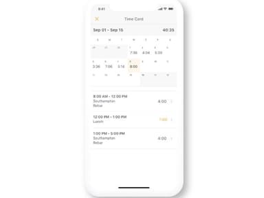Hourly TimeCard