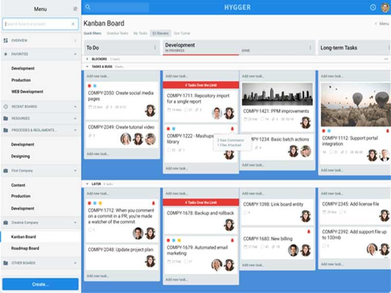 Hygger Software Kanban