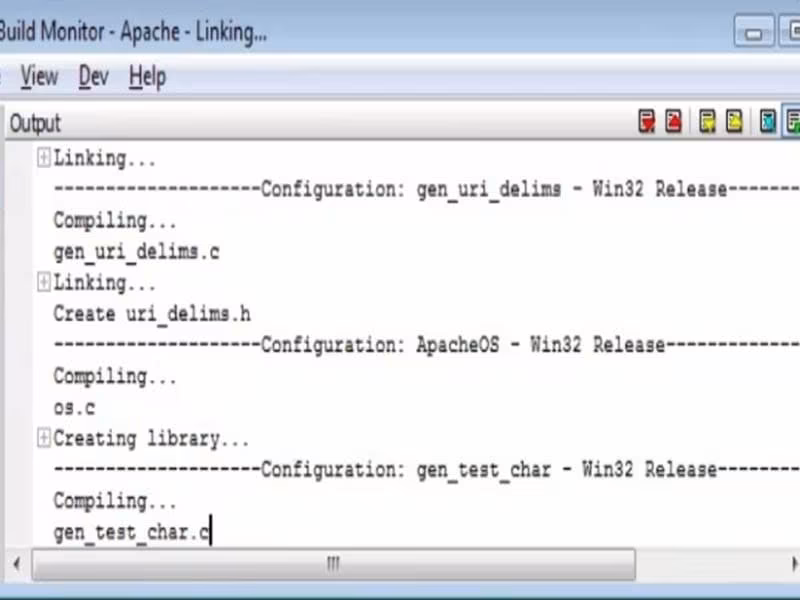 Incredibuild Apache Linking