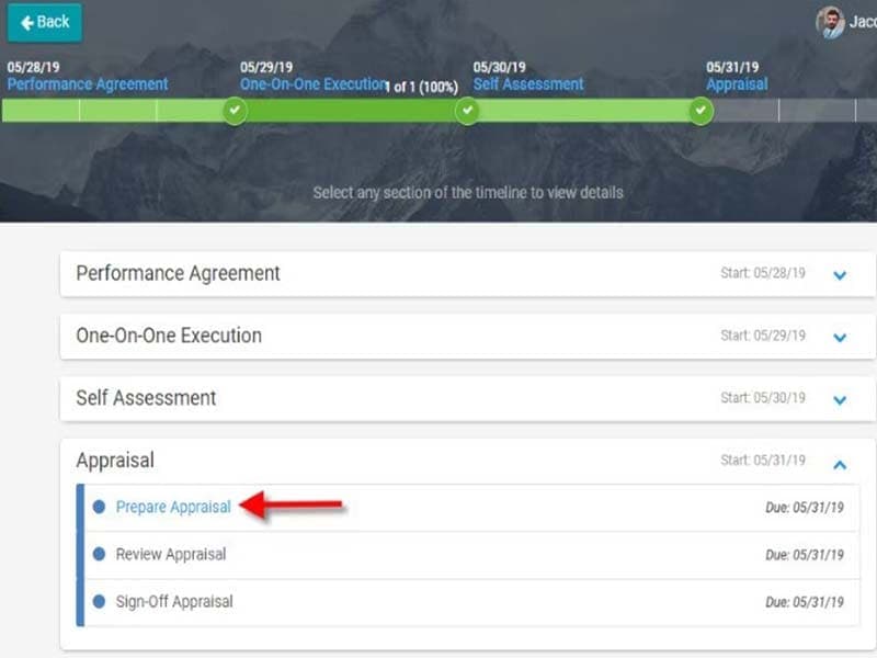 Performance Appraisal Snapshot