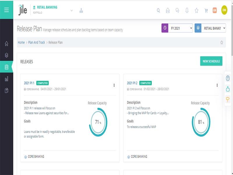 Jile Software Schedule