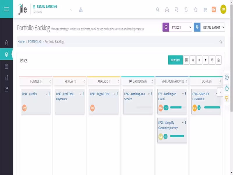 Jile Software Management