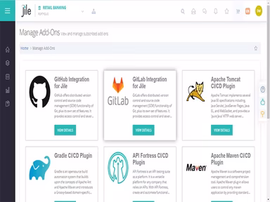 Jile Software View and Manage Subscribed ADD ONS