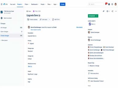 Jira Service Management Change Management