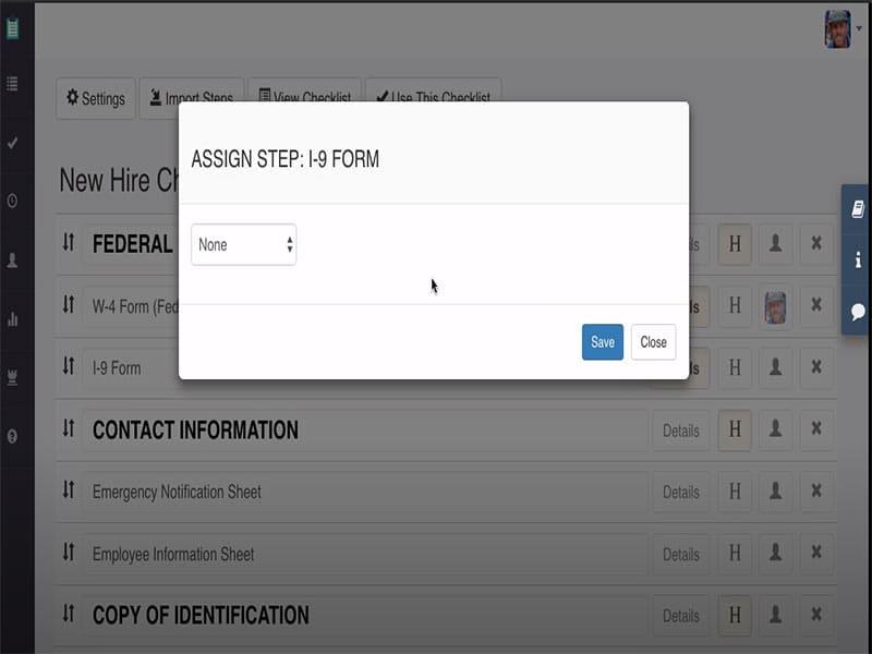 Manifestly assign workflow steps
